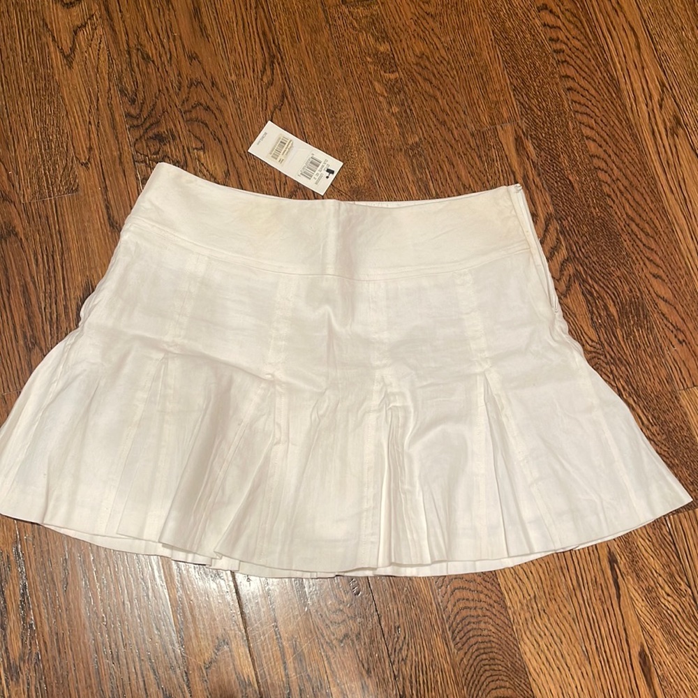 BCBGMAXAZRIA MINIE RUFFLED SKIRT